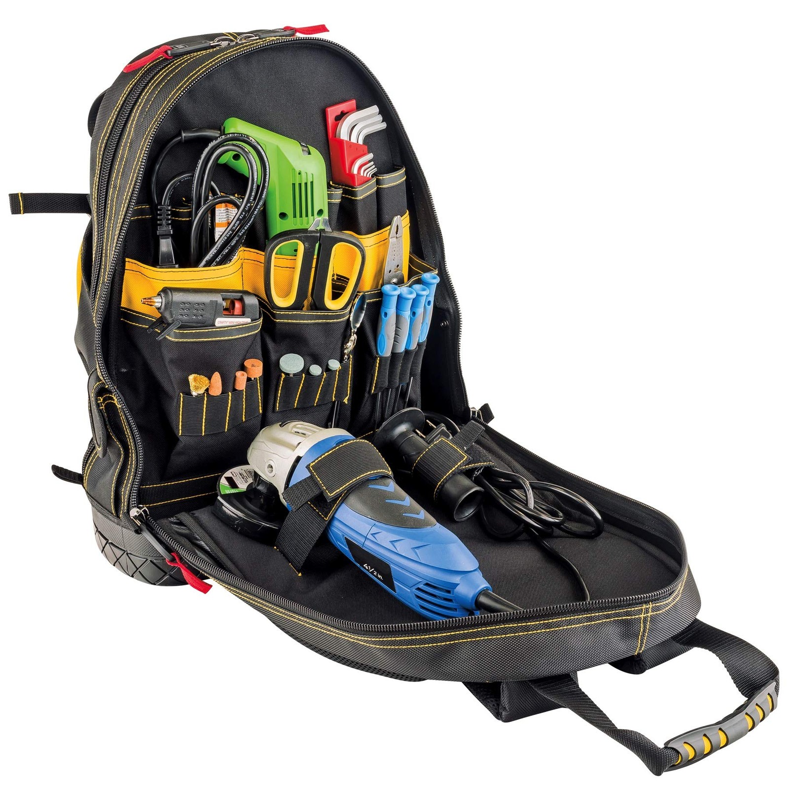 CAT 18-Inch Pro Tool Back Pack, 32 Pockets for Tool Storage and Organization,…