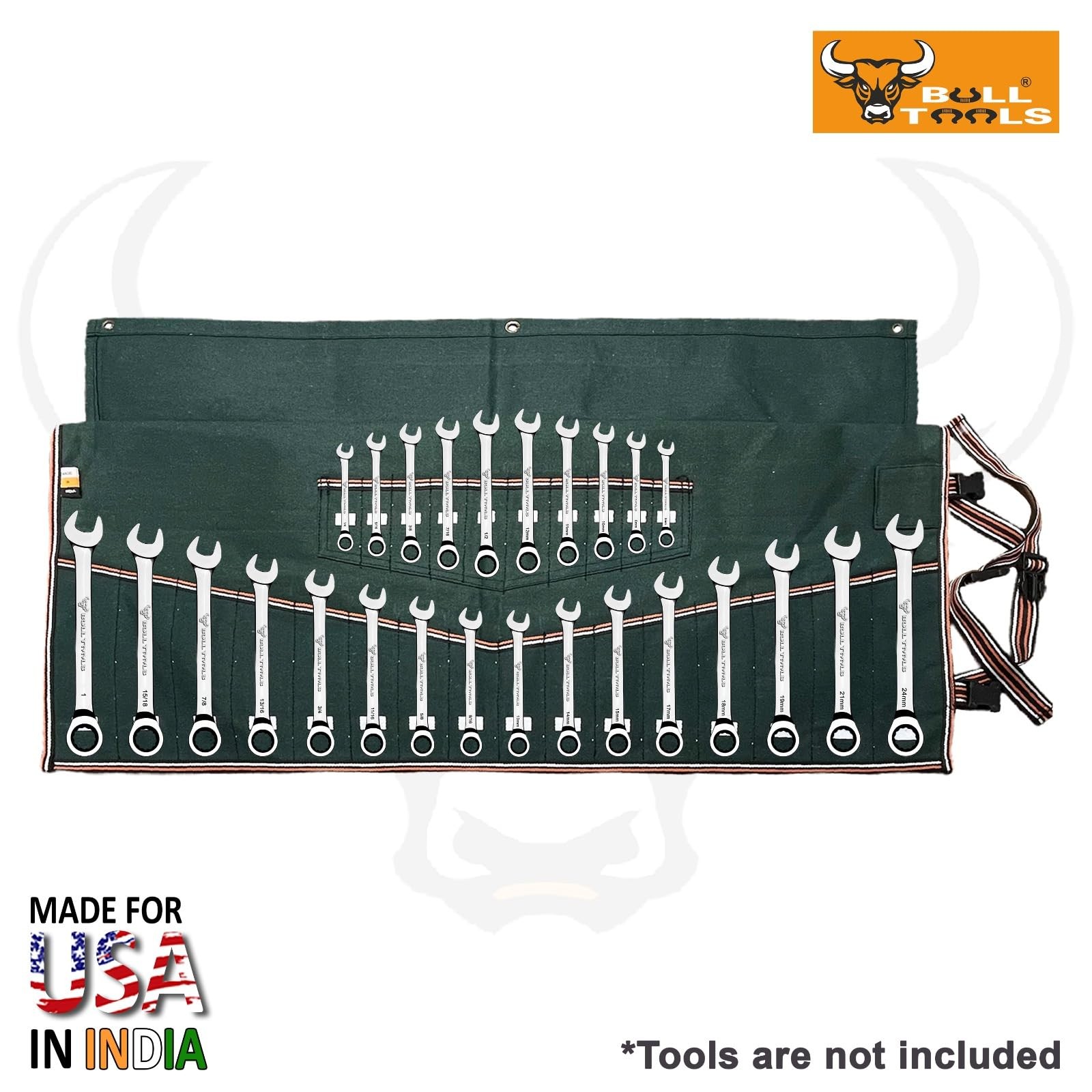 Wrench Set Tool Organizer W 26 Pockets for Tool Set, Metric & SAE Waterproof …
