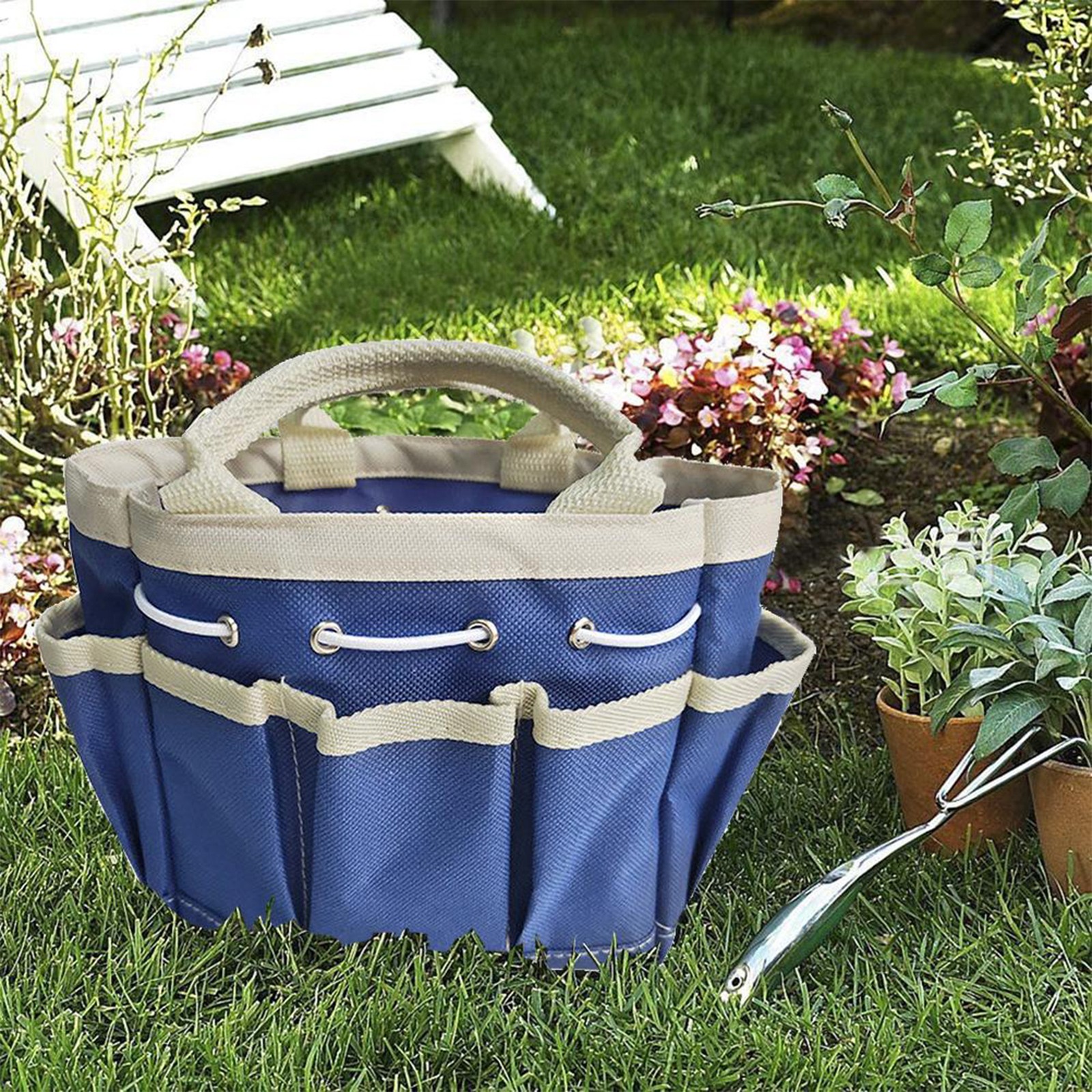 Garden Tool Bag Garden Tote Storage Bag Oxford Cloth Garden Tote Organizer YEUS