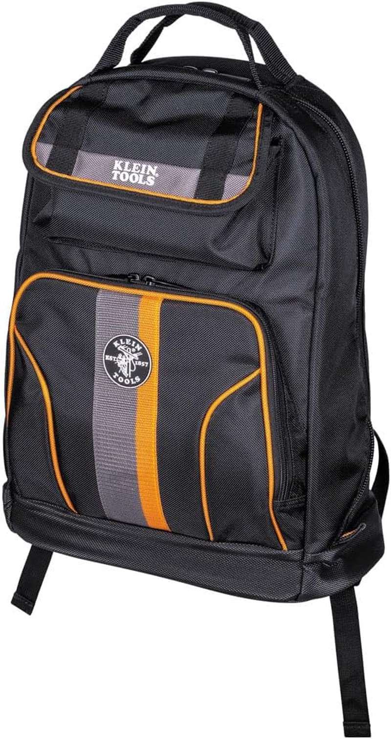 Heavy Duty Tool Bag Backpack with 35 Pockets for Tools and Gear
