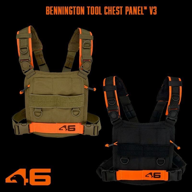 Atlas 46 Bennington Tool Chest Panel™ – V3 Coyote/Orange