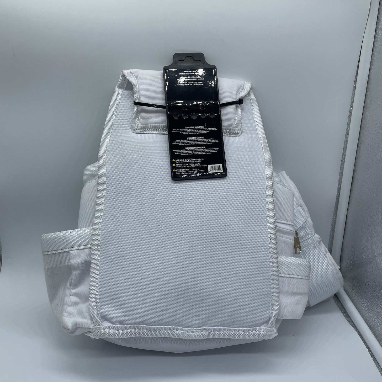 Work Tool Pouch 8 Pocket with Belt White Dickies 57053 New With Tag