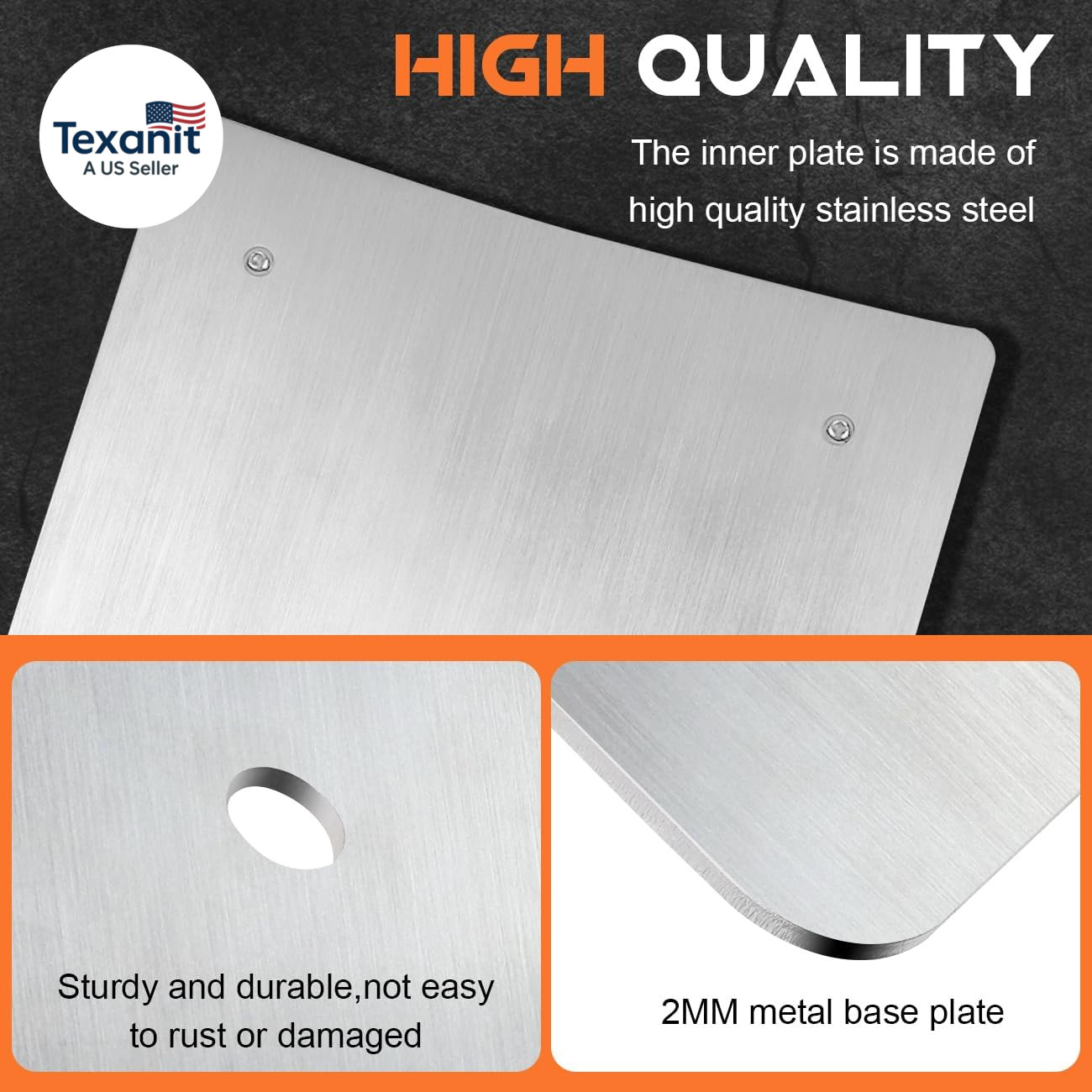 2MM Thick Laser Cut Trunk Inner Base Reinforcement Metal Mounting Plate Compatib