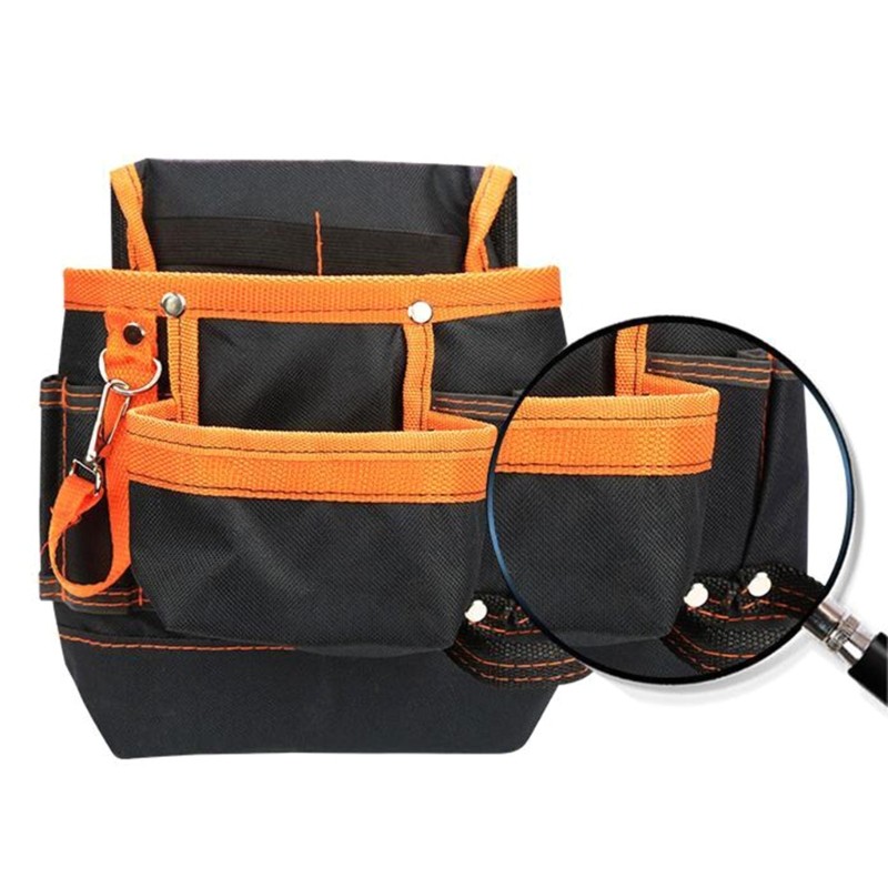 600D Oxford Cloth Tool Bag Maintenance Special Electrician Belt Bag for w/ 8x Po