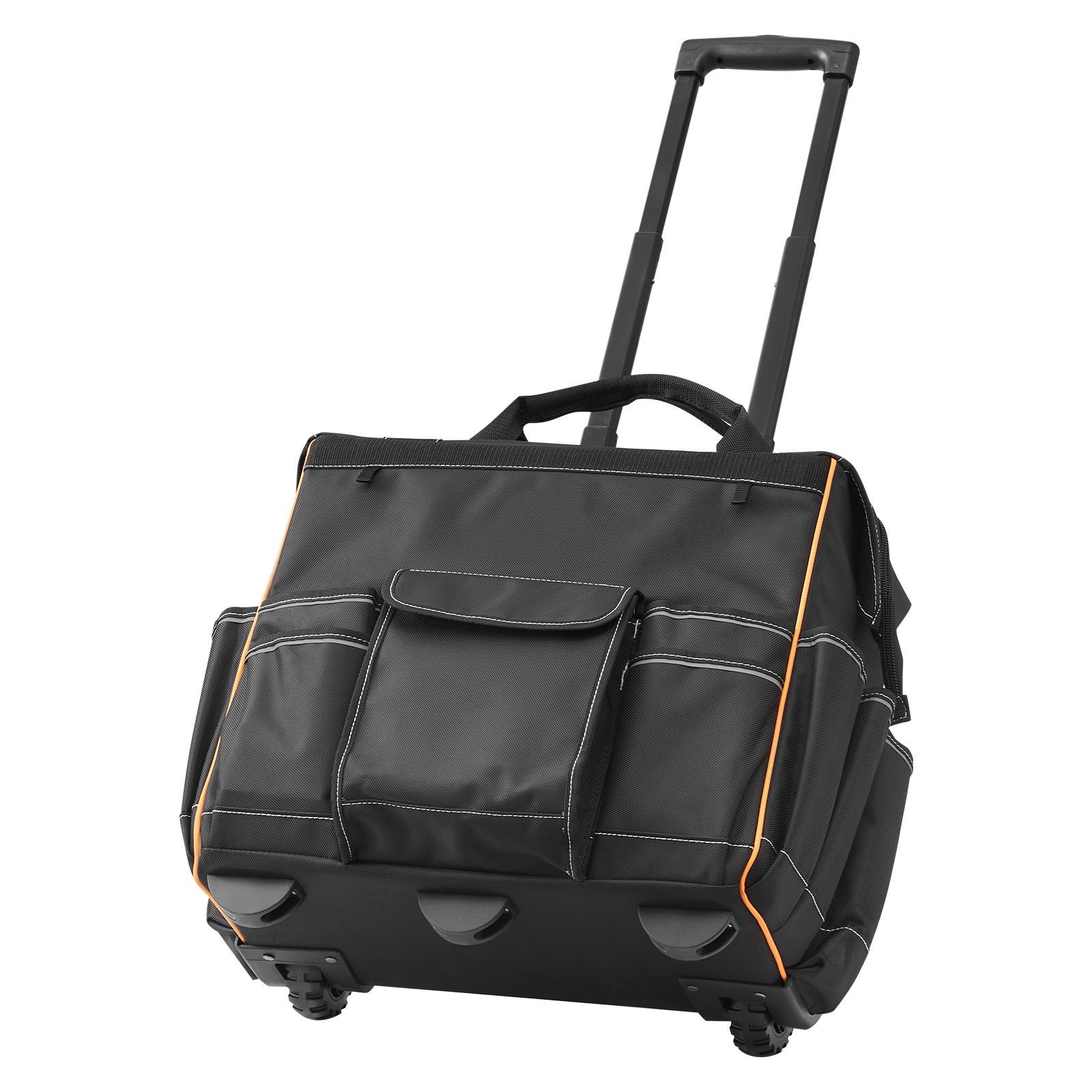 110lb 25-Pocket Rolling Tool Bag with Wheels