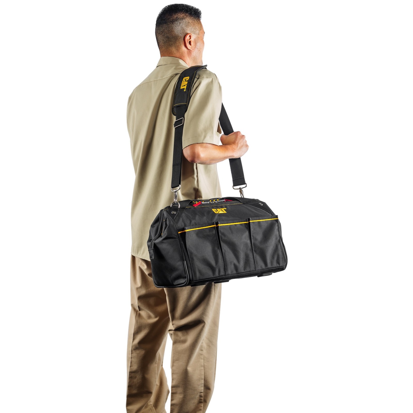 Cat 2 Piece Wide Mouth Tool Bag Set – 240160