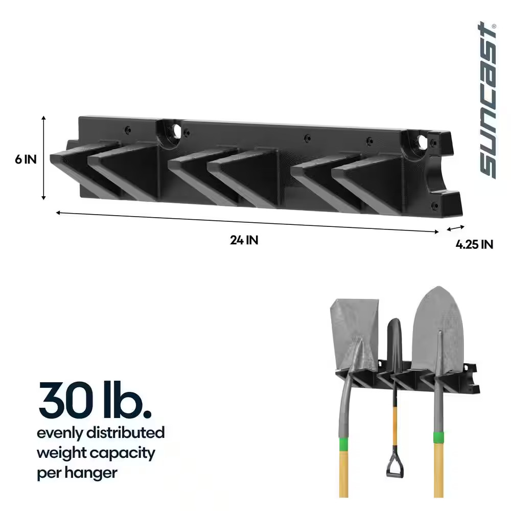 24 In. W X 6.25 In. H Black Tool Accessory Kit (2-Pack)