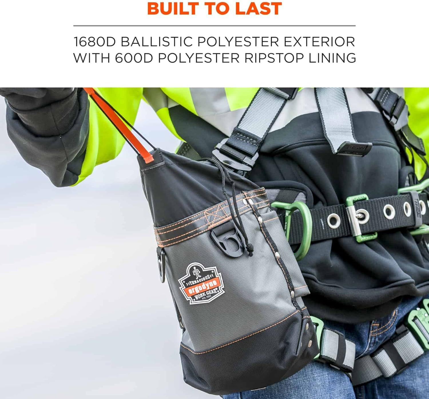 Ergodyne Arsenal 5926 Topped Bolt Bag Tool Pouch – Short, Gray
