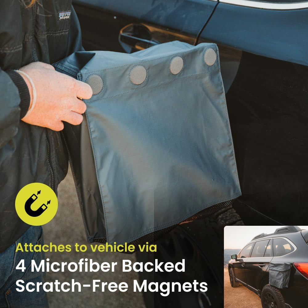 Magnetic Gear and Shoe Storage Bag – Water Resistant, Magnetic Attachment, Quick
