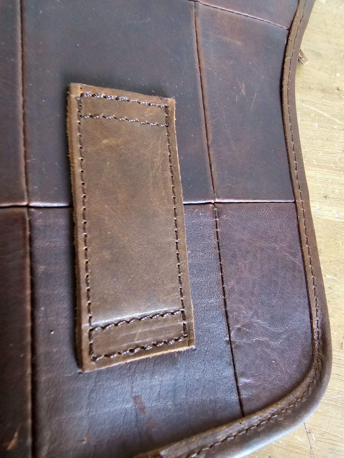 Professional Barber Hair Stylist Belt Bag Tool Bag Pouch Natural Leather Brown