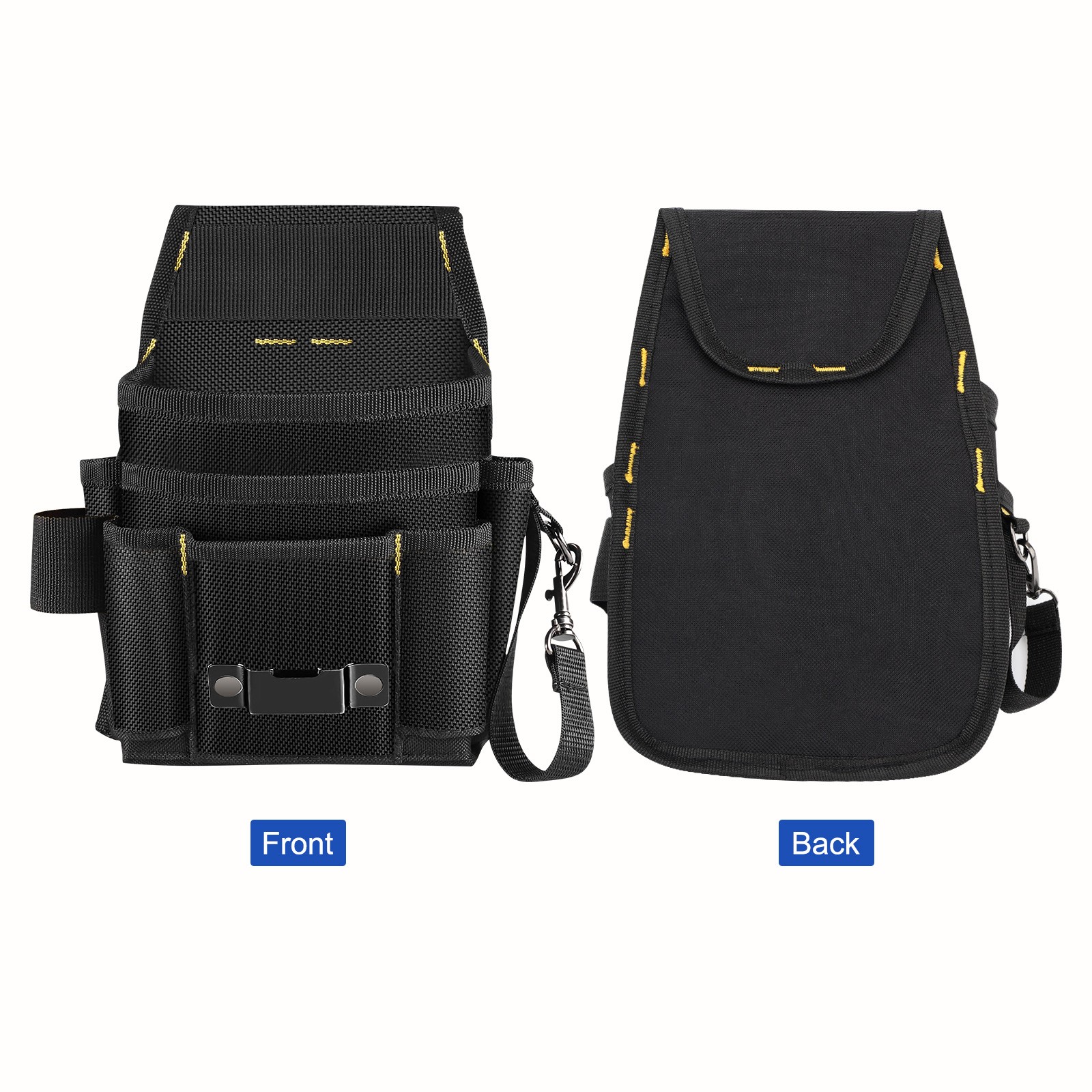 Tool Waist Bag w/ Adjustable Belt 11 Durable Pockets Pouch Electricians Workers