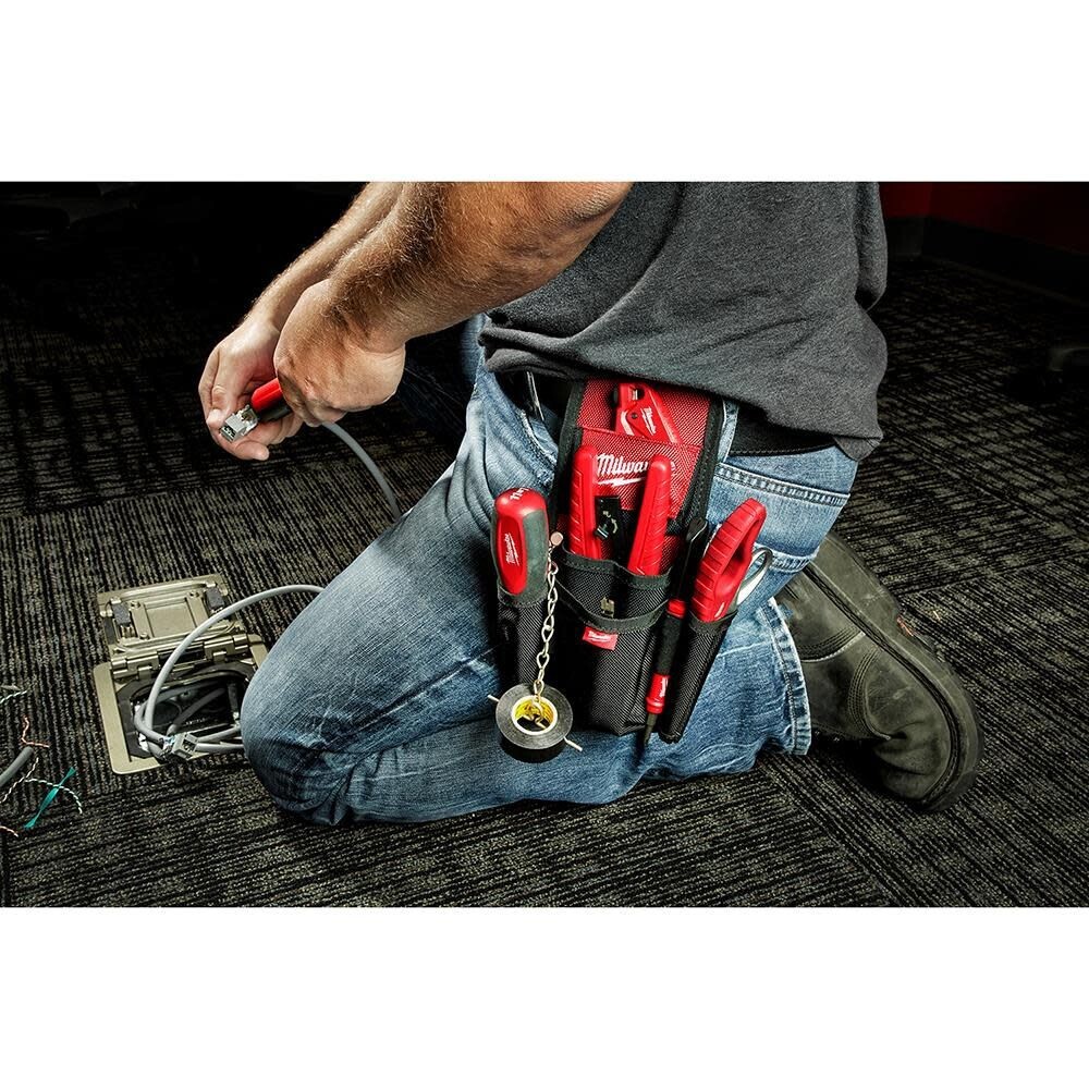 Milwaukee 7-Pocket Compact Utility Pouch 48-22-8118, Limited Lifetime Warranty