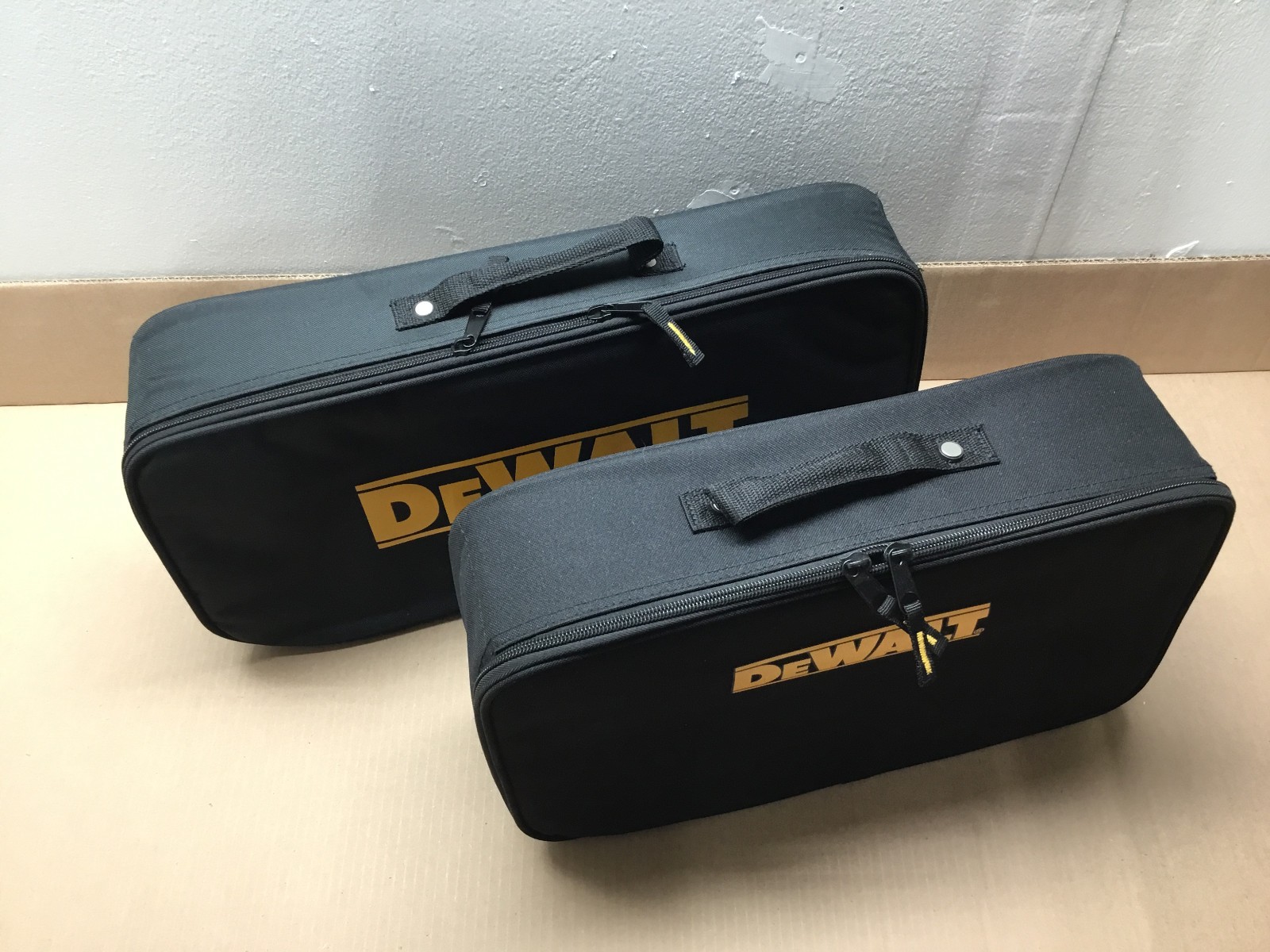 DEWALT TOOLS – ZIPPED – SOFT TOOL CASE – SET OF 2 – *OPEN BOX*