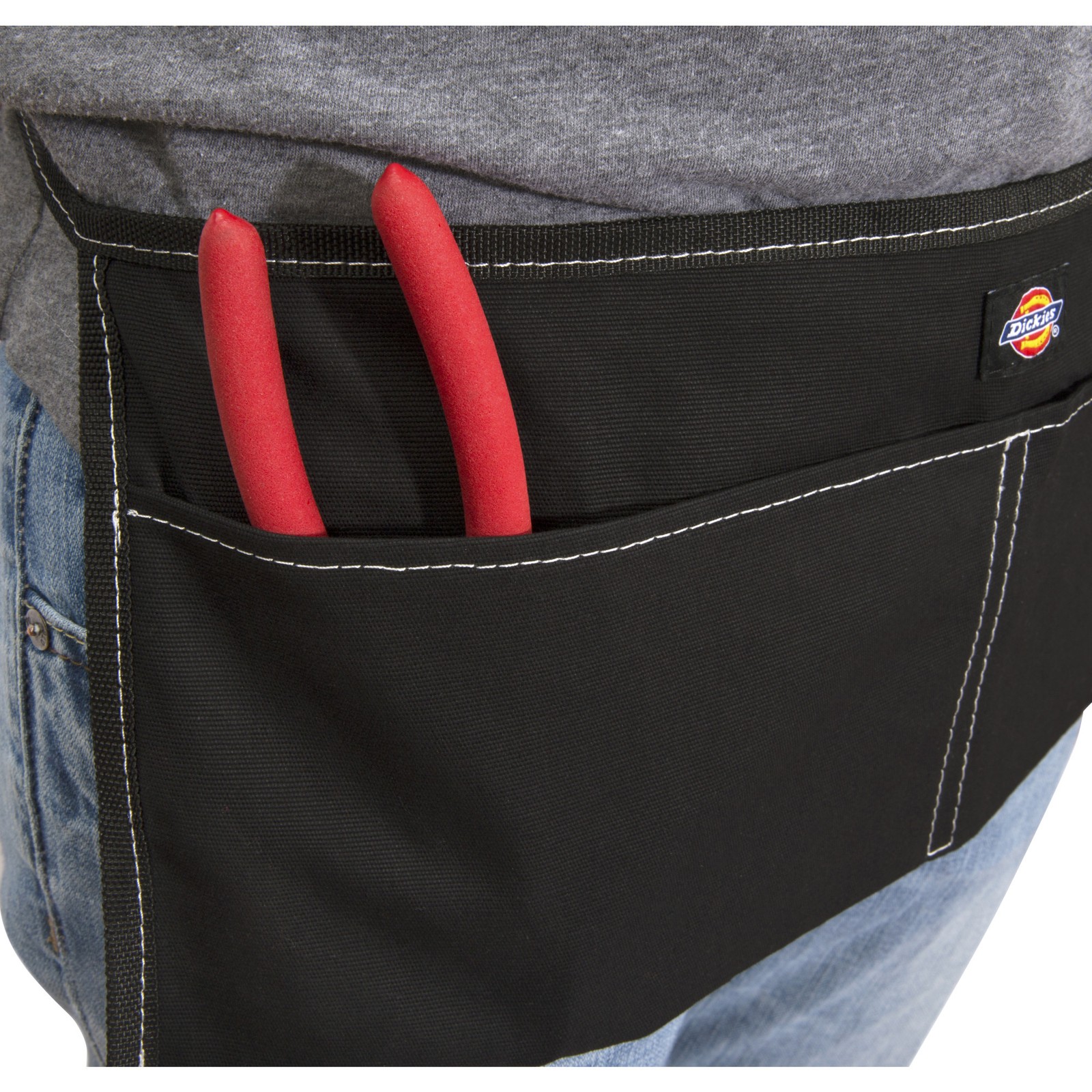 Canvas Work Apron with Drawstring Closure 2 Pocket Black Dickies 57078