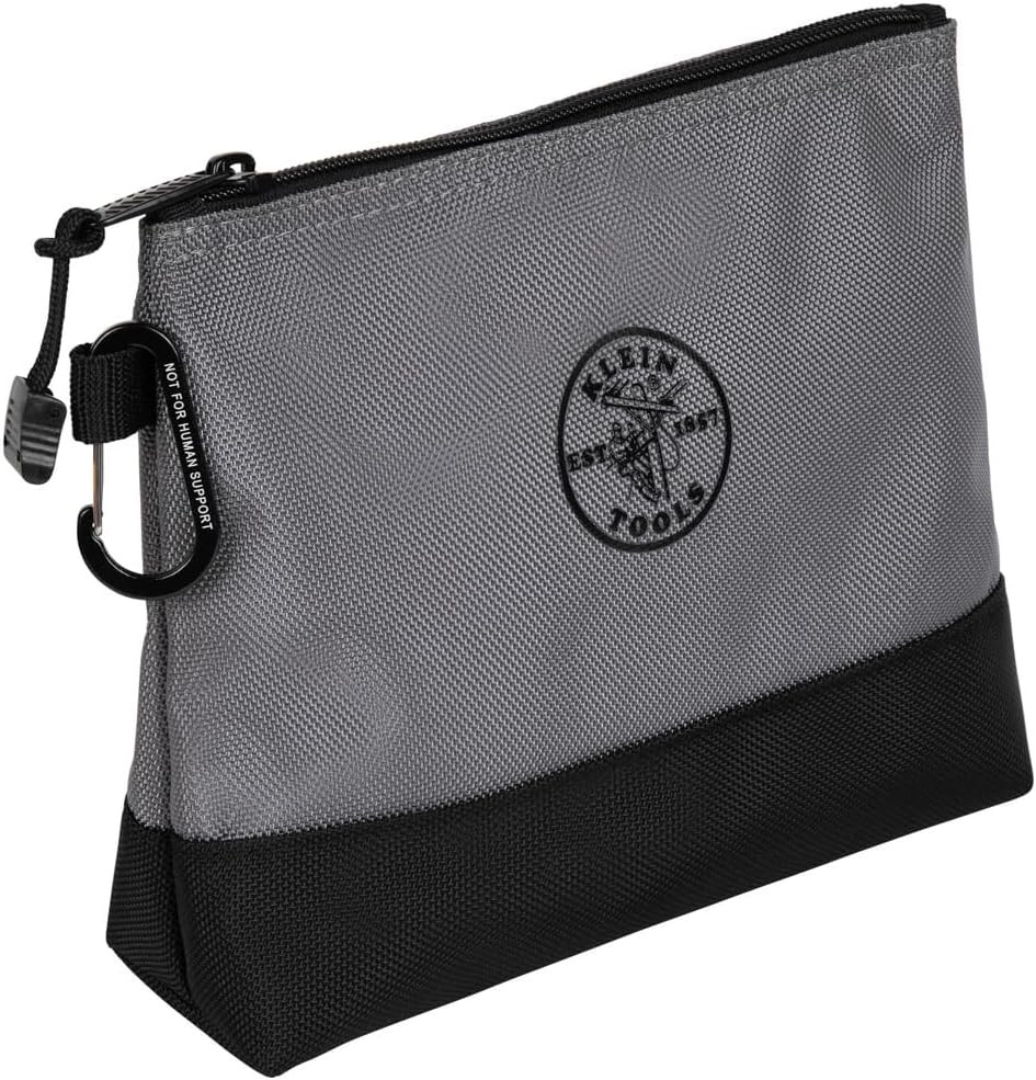 80183 Zipper Tool Bag Set, (5) Stand-Up Water-Resistant 1680D Pouches with Carab