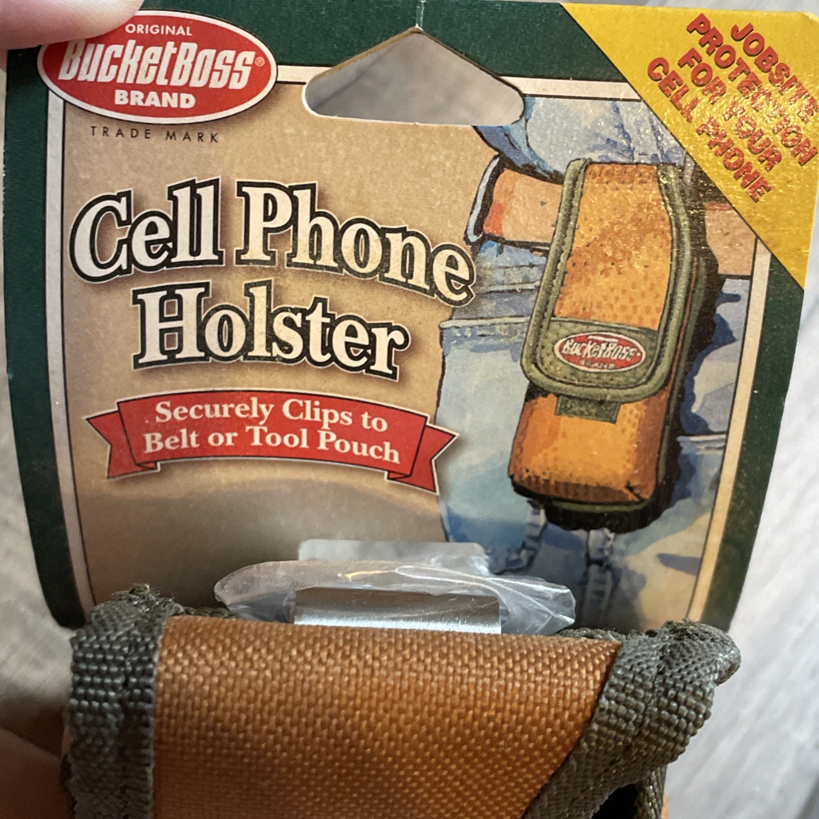 Bucketboss Cell Phone Holster Clips To Belt Or Tool Pouch New 2000