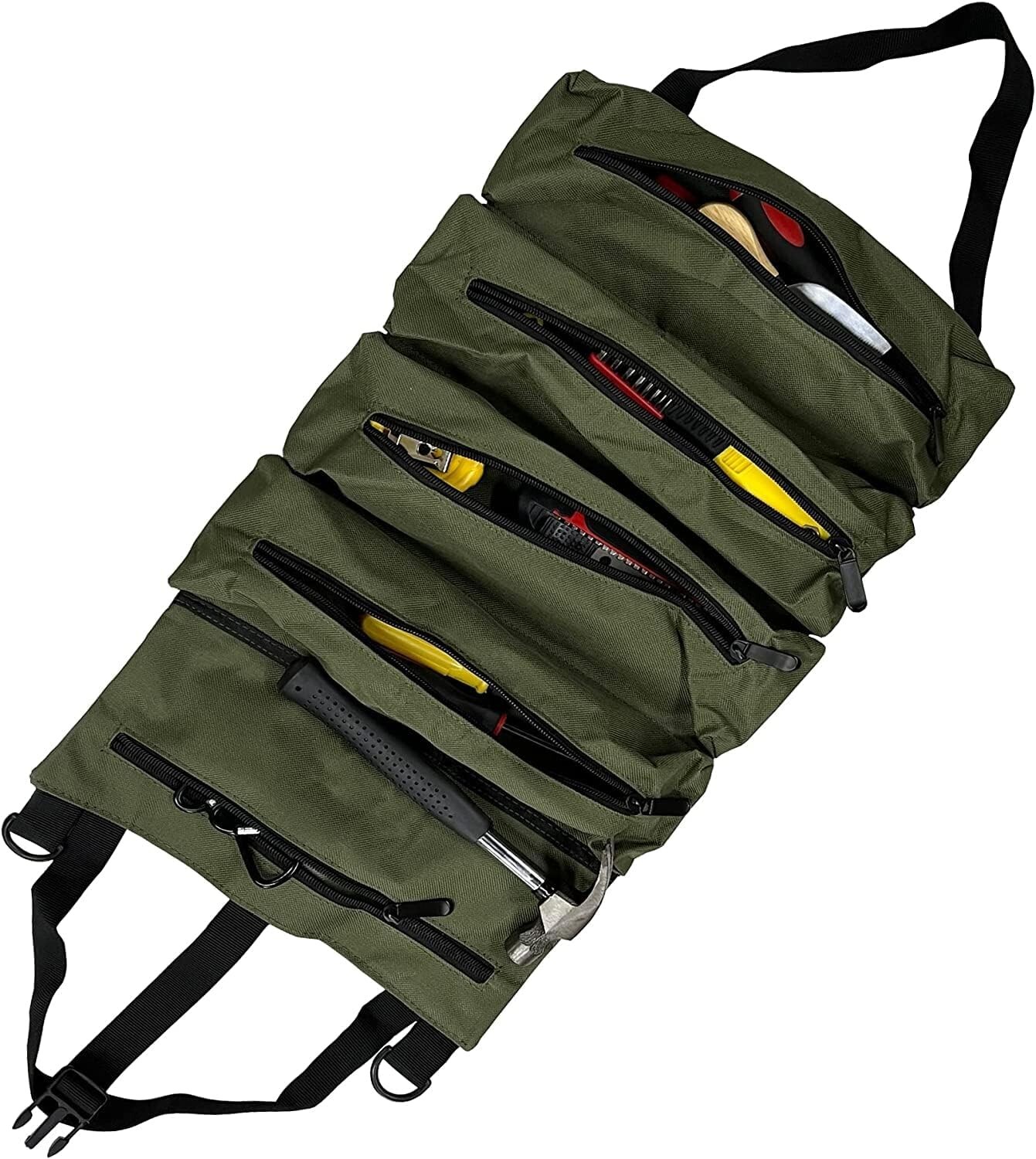 Roll Up Tool Bag,Wrench Roll Up Pouch 18.9″L x 11.02″W x 0.1″H