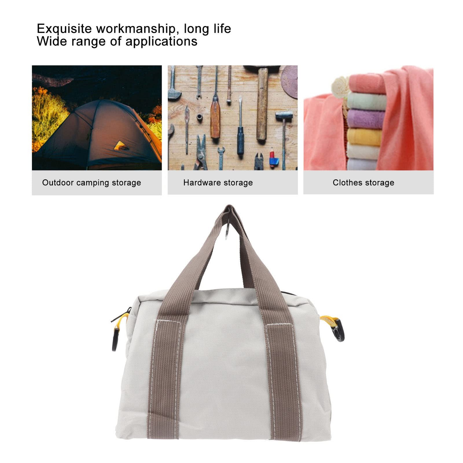 Wide Mouth Tool Bag Hardware Storage With Large Capacity Handle 12 Inch 30.5cm