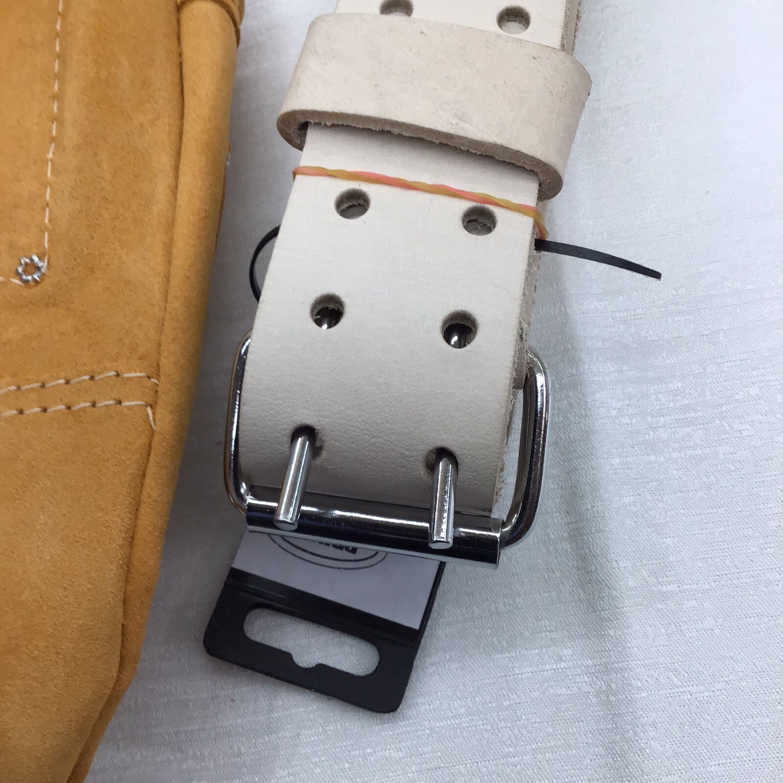 10 Pocket Real Suede Leather Prince Carpenter Nail Tool Pouch with Leather Belt