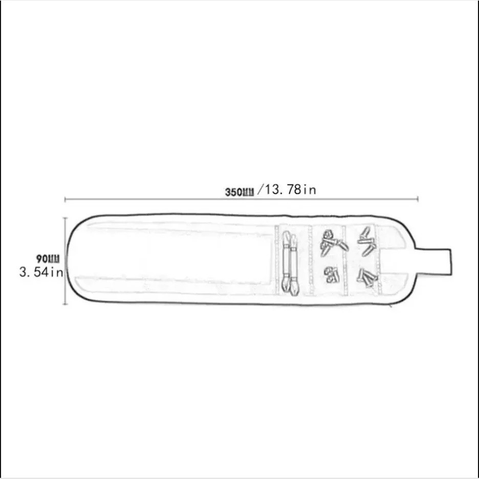 Magnetic tool wristband Working Magnetic wristband, magnetic wristband with stro