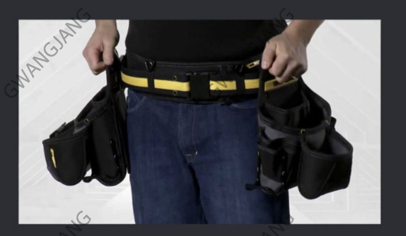 Full Set TOUGHBUILT TB-CT-101-5P Tool Belt DIY Easy Hand Work Famous Durable