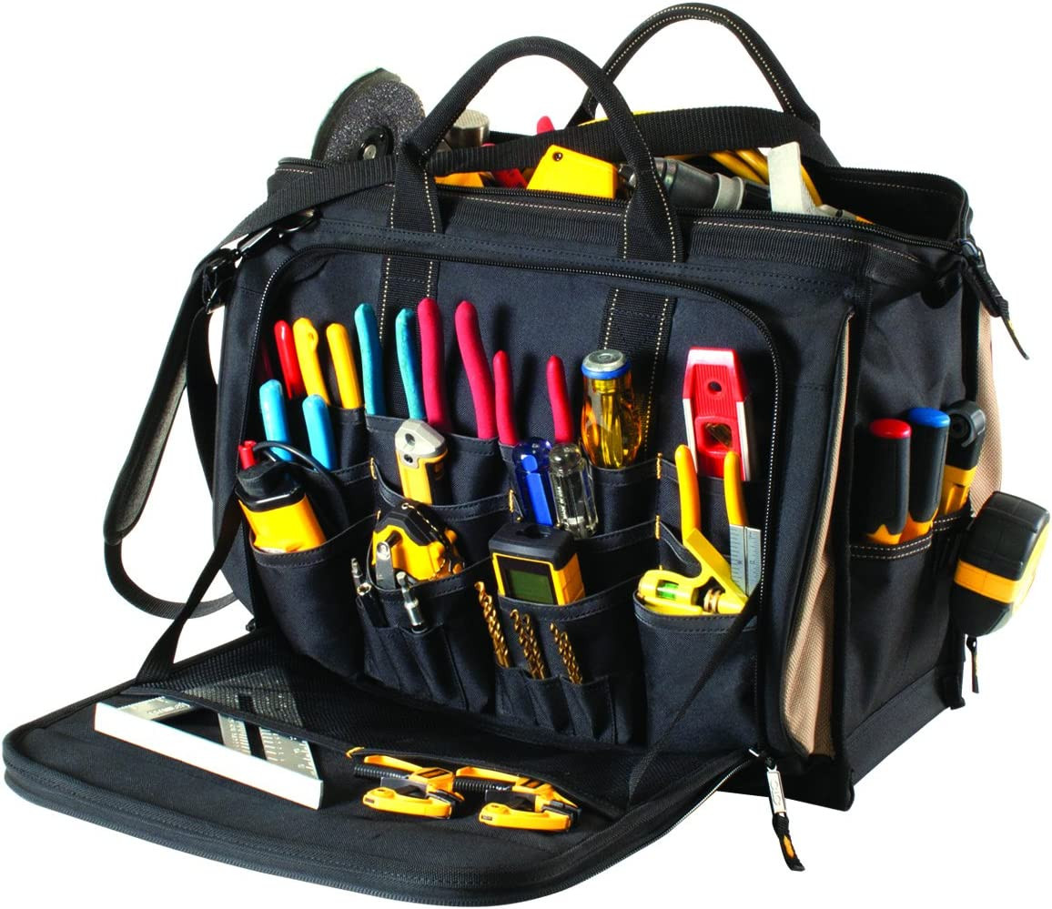 50 Pocket Multi-Compartment Tool Bag – Organize Your Tools Efficiently!