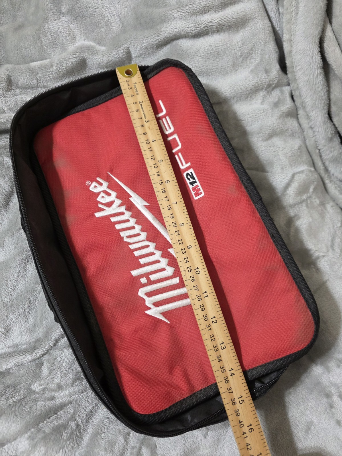 Milwaukee M12 FUEL 14in Tool Bag Contractor Soft Case Zipper