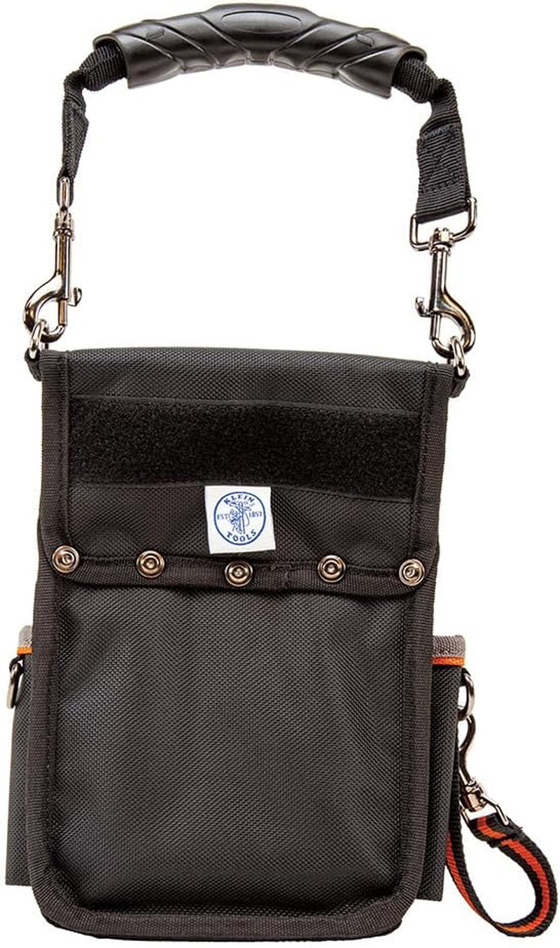 Klein Tools 5242 Tool Pouch, Tradesman Pro Tool Pouch with Electrical Tape Thong