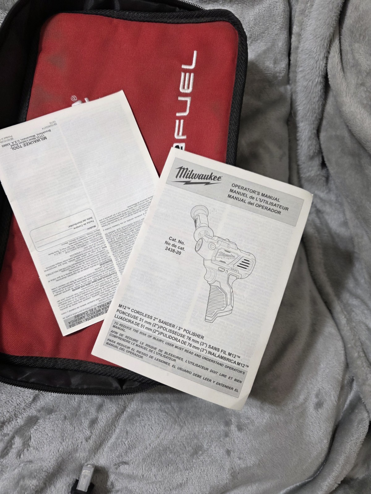 Milwaukee M12 FUEL 14in Tool Bag Contractor Soft Case Zipper