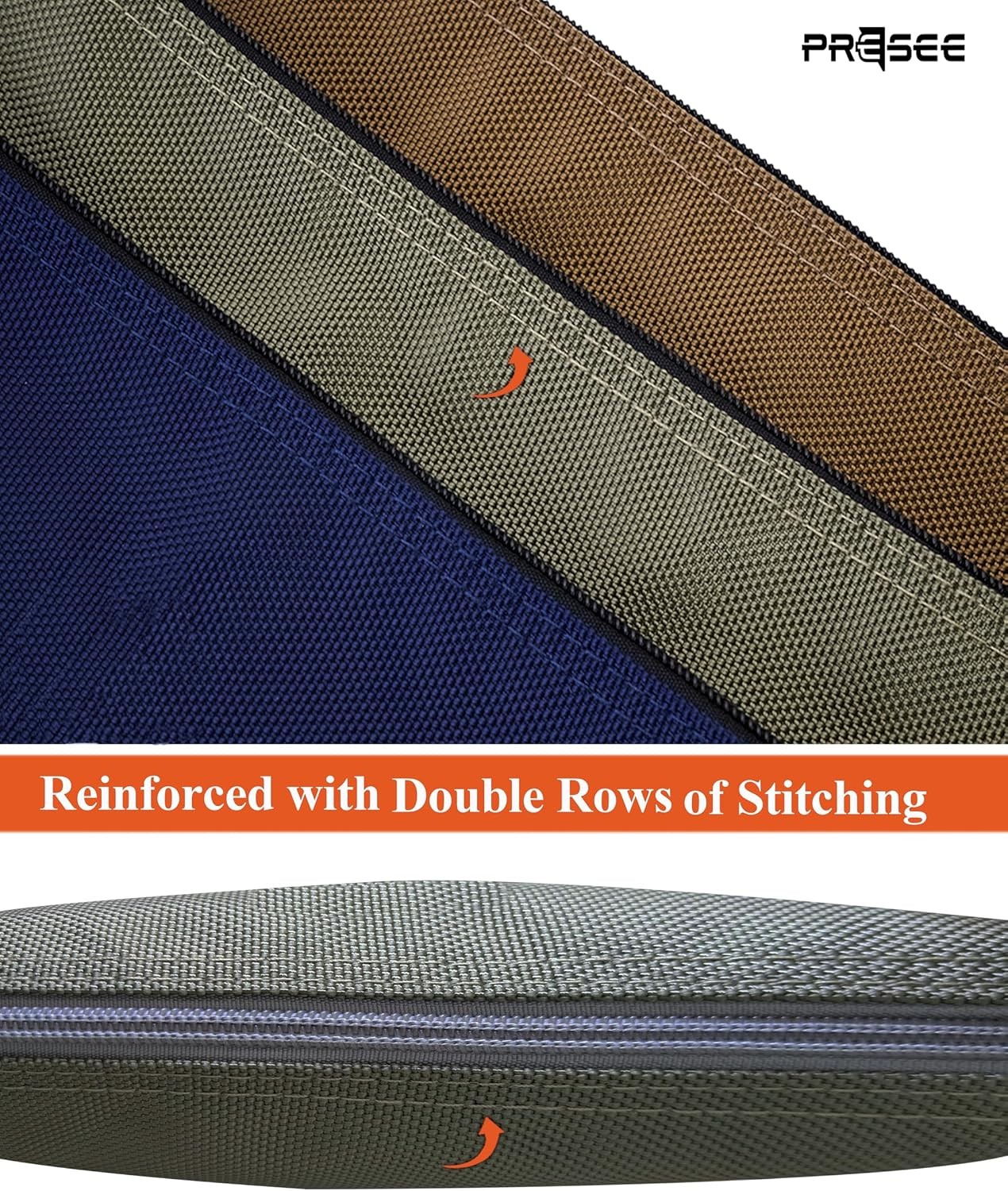 2-Pack 10.5″ Heavy-Duty Tool Pouch, 1680D Nylon, Zipper, Green Khaki