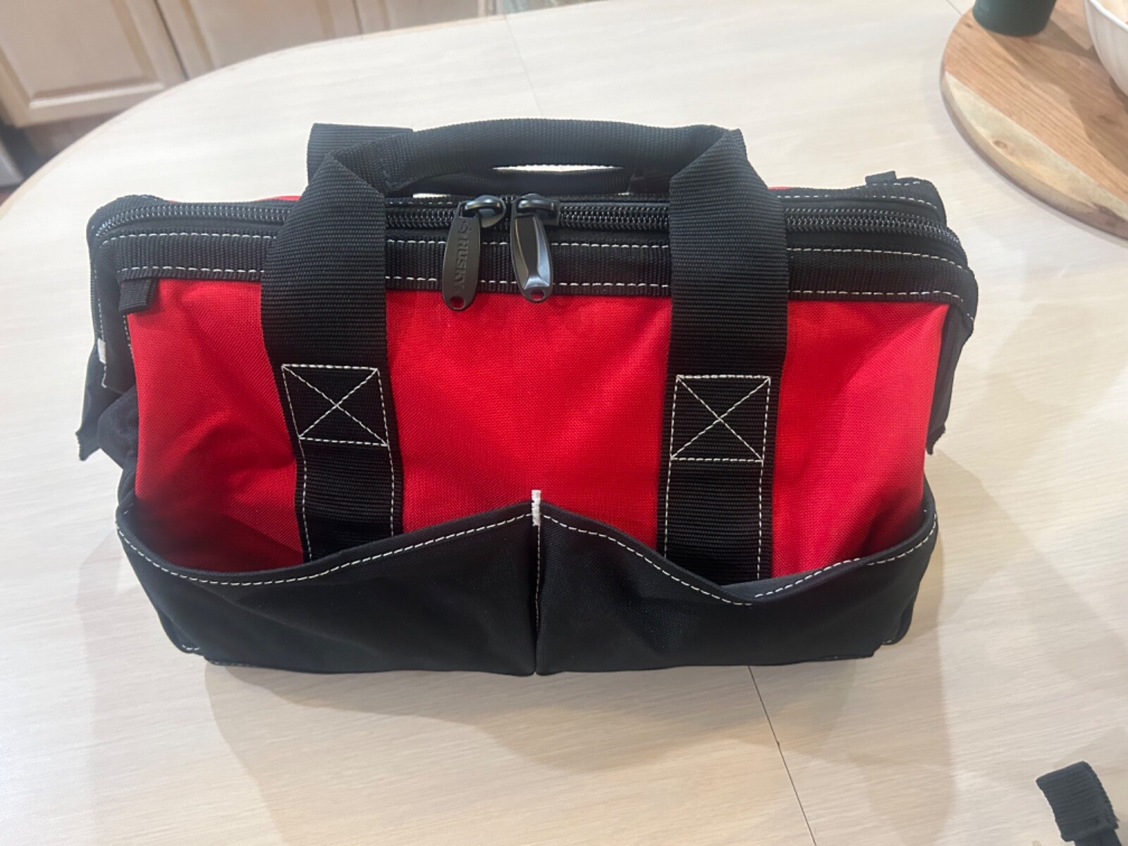 Husky 15 in Tool Bag 8 Pocket Zippered Top Water Resistant 398 900