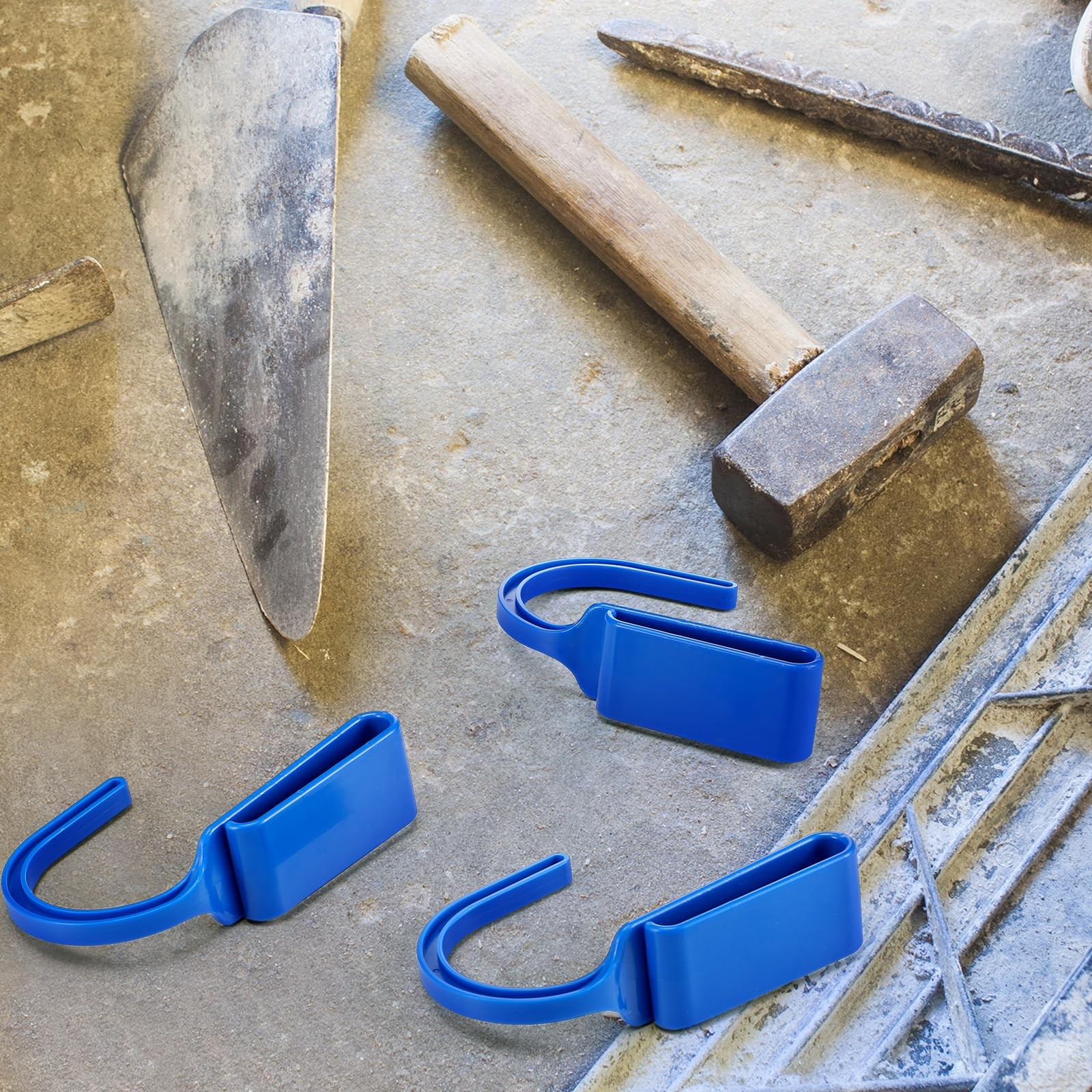 3 Pcs Concrete Finisher Tool Belt Tool Hook for Work Belts, Durable Holder fo…