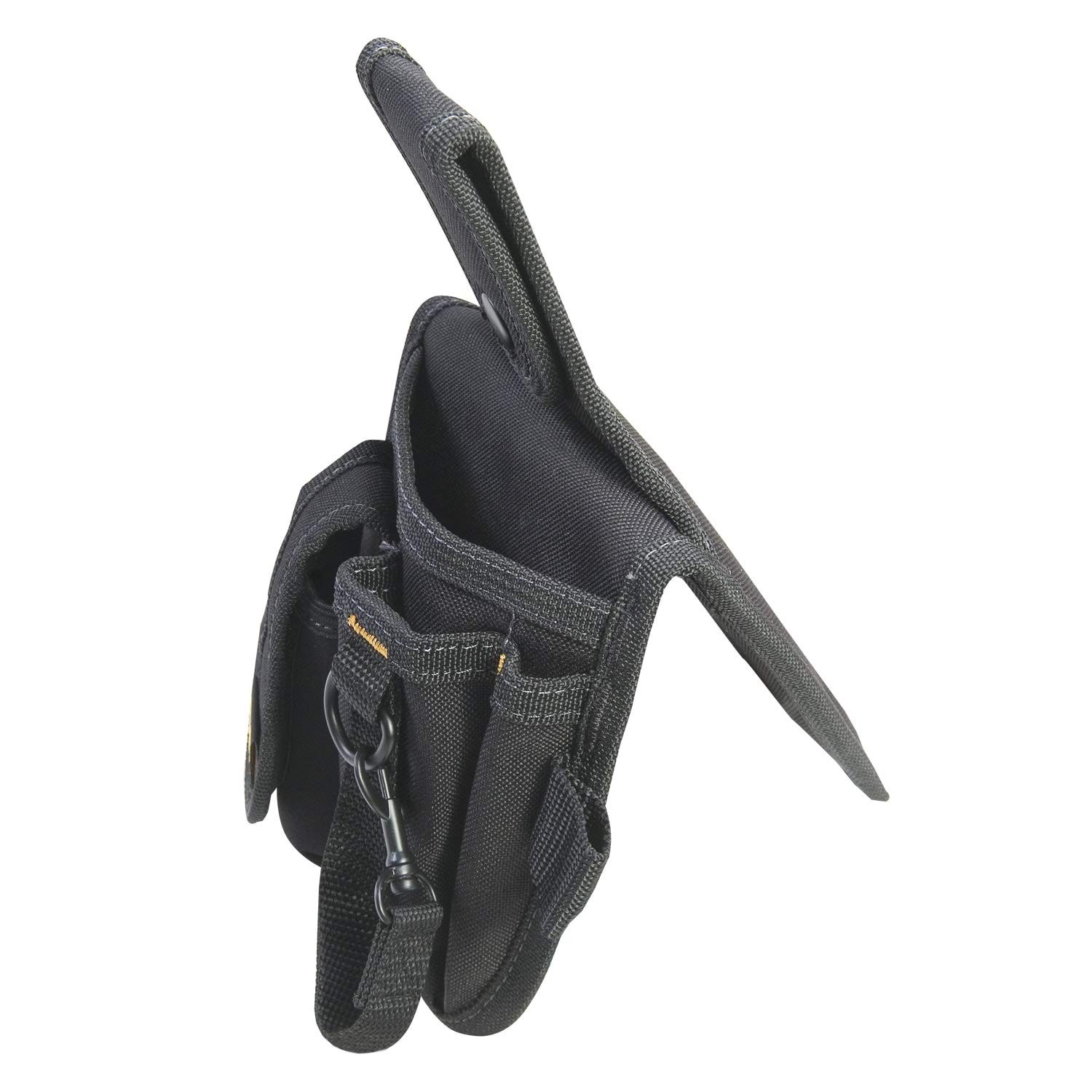 CLC 1501 Poly Tool and Cell Phone Holder, 4-Pocket, Multi, Medium