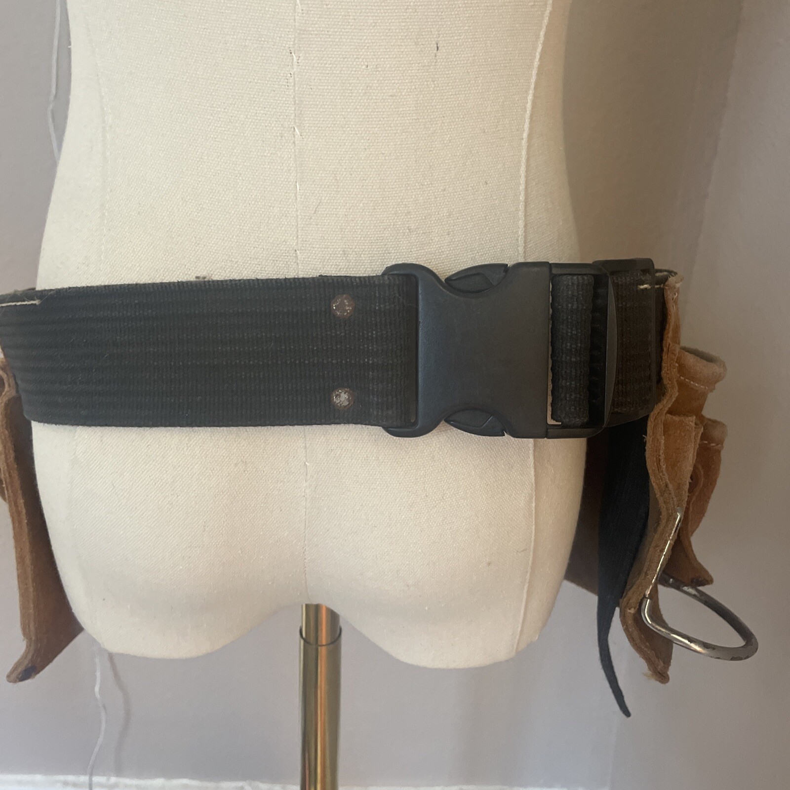 Clc Work Gear I427x Tool Apron, Tool Belt, Tan, Leather, 12 Pockets