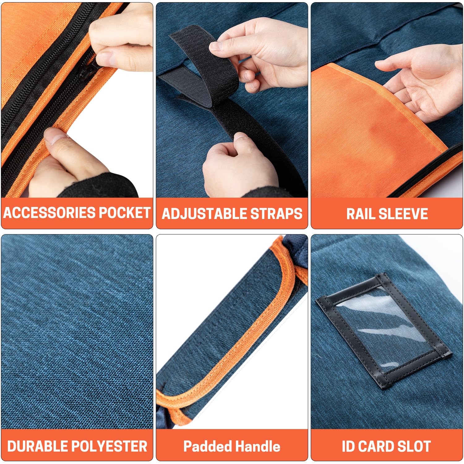 Premium Guide Rail Bag, Double Side Track Saw Bag, Protective Carrying Case f…