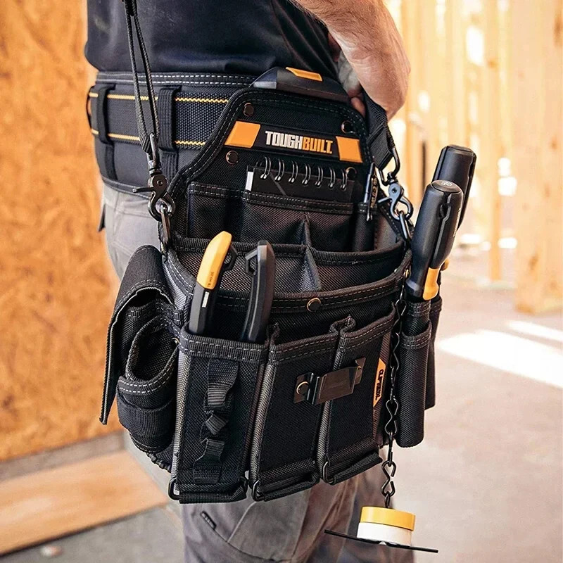 TOUGHBUILT TB-CT-104 XL Master Electrician’s Pouch Tool Belt Utility Waist Bag