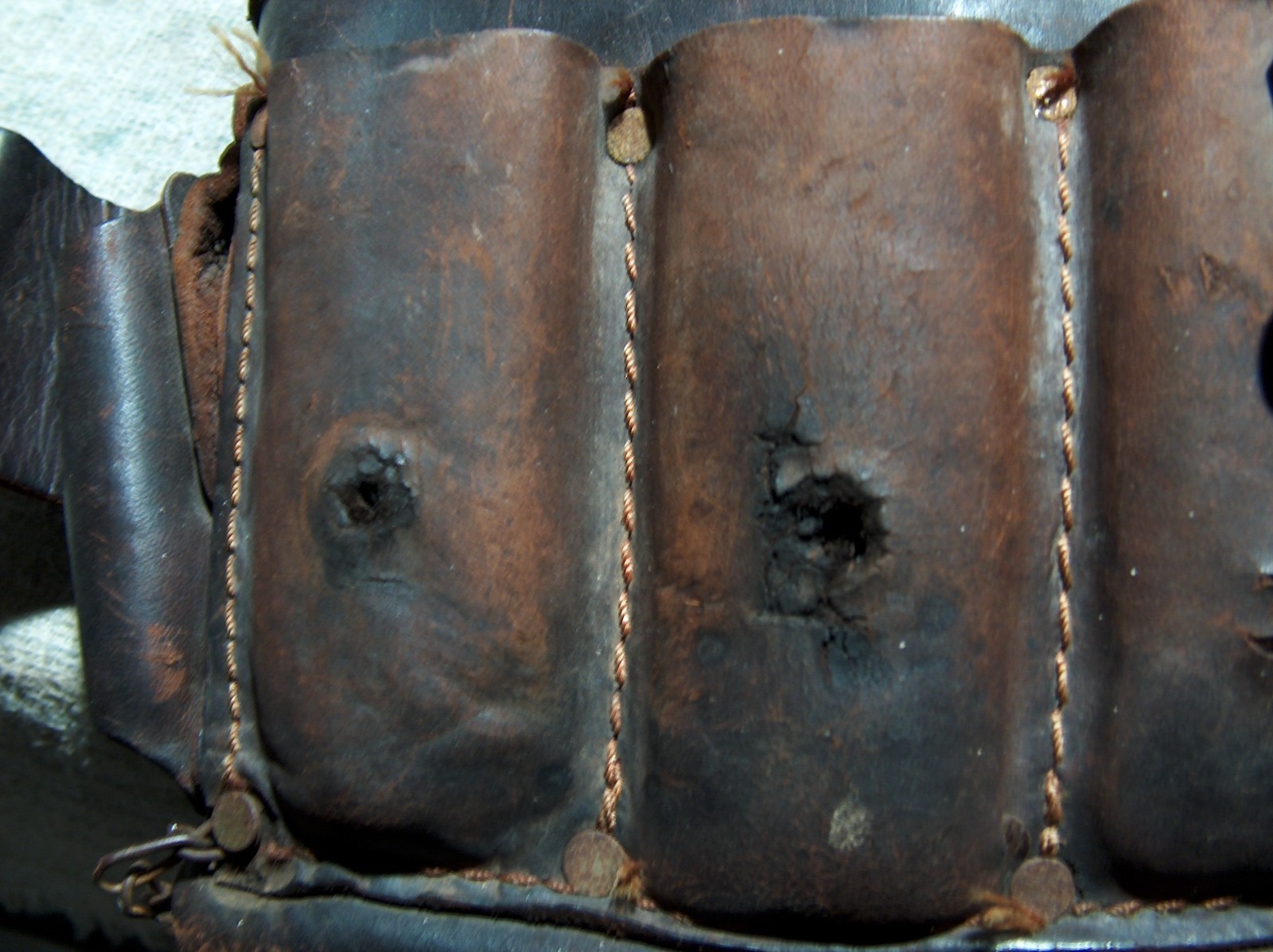 General Electric GE Vintage Leather Electrician Tool Belt.