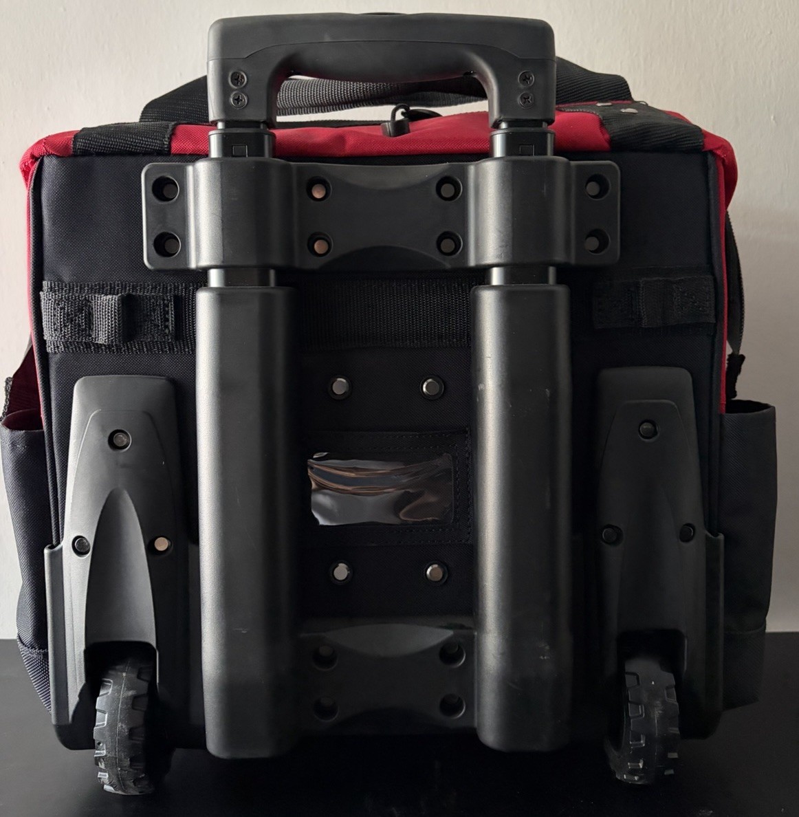 Husky 14 inch 13 Pocket Water Resistant Rolling Tool Bag Holds Up to 80 Lbs NEW