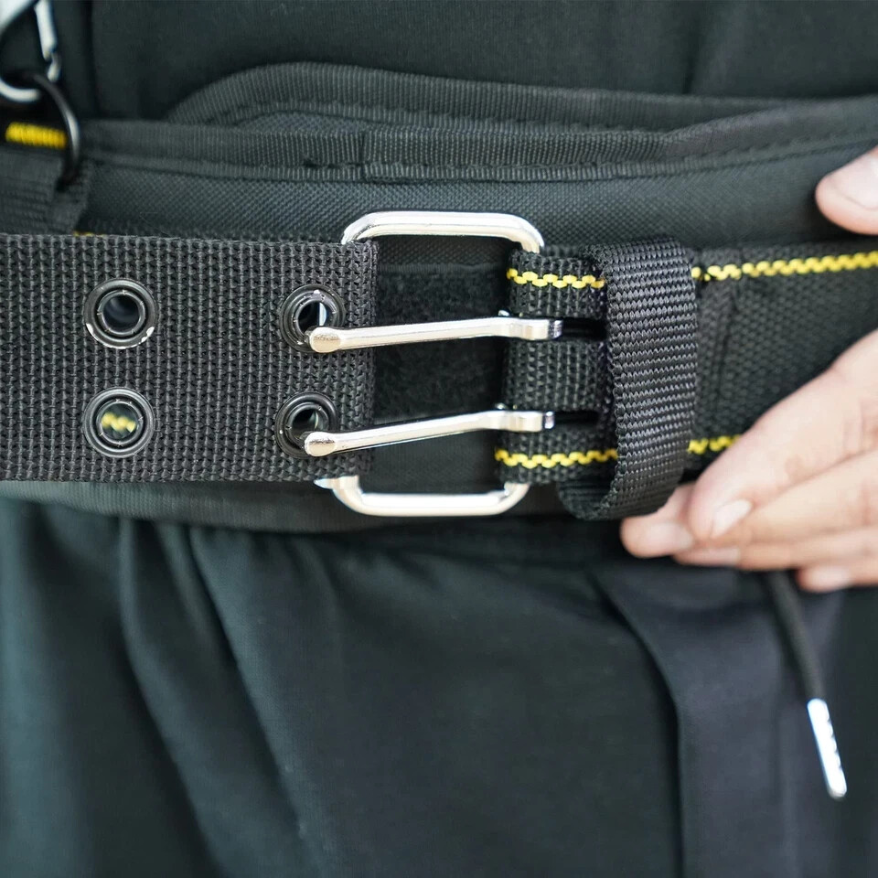 Padded Tool Belt With D Ring For Men Adjustable For 32″50″ Waists Heavyduty Work