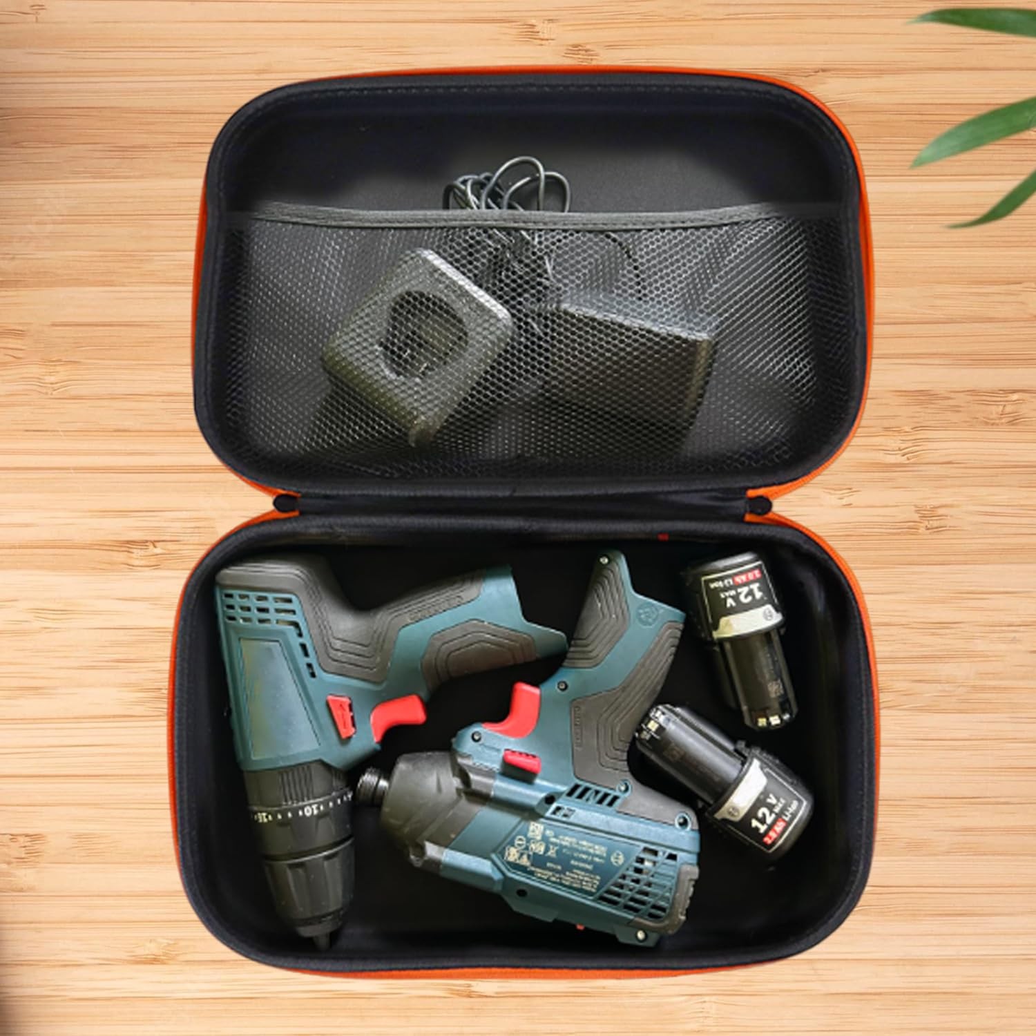 10.6×8.7in Heavy Duty Tool Storage Bag with Handle