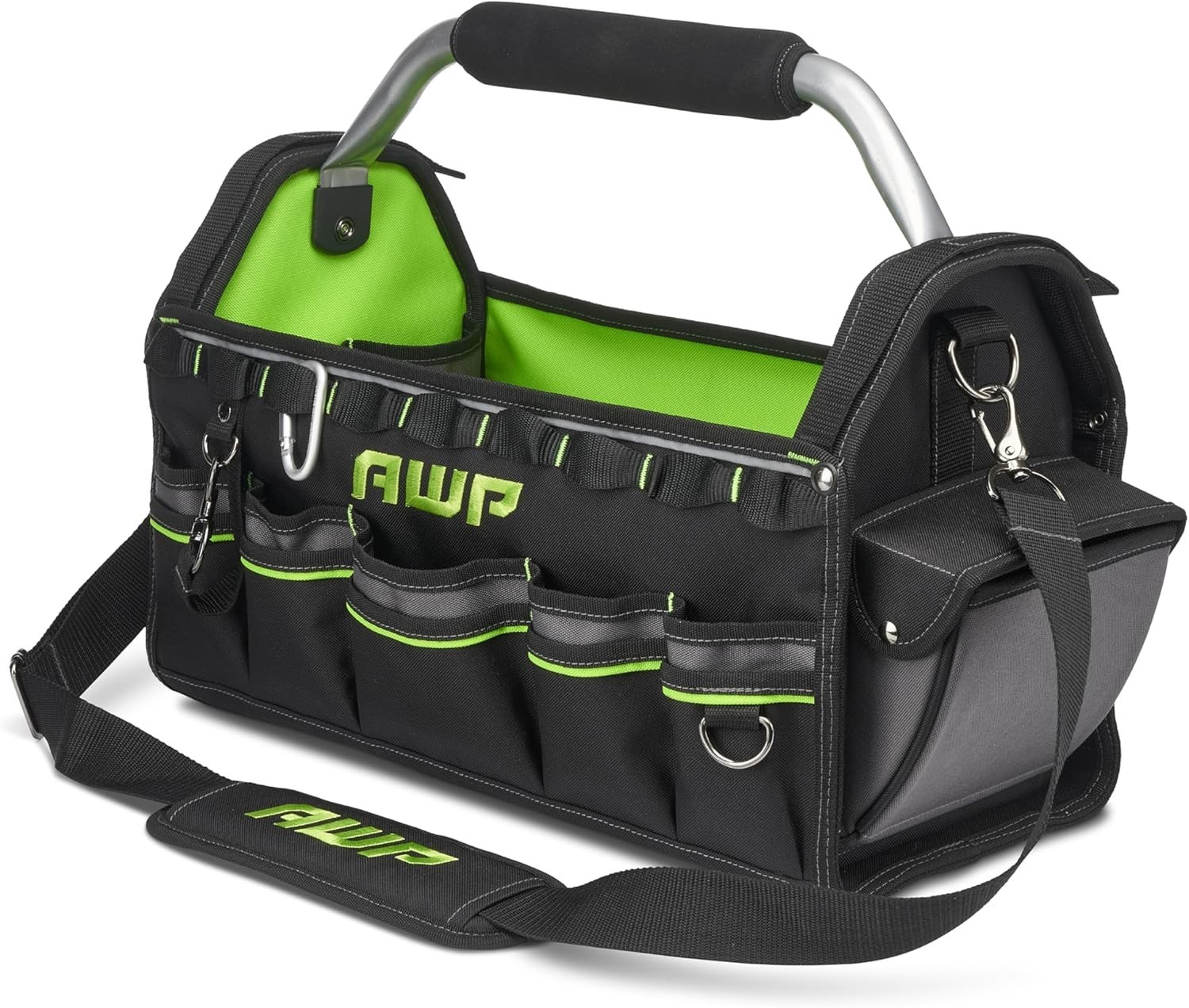 Durable 600 Denier Tool Tote with 15 Compartments for Organized Professionals