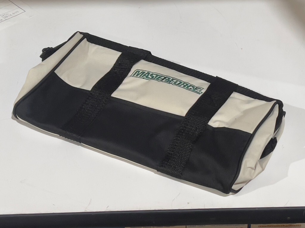 Lot of 5 Pieces: Masterforce 14″ Heavy Duty Nylon Tool Bag 14 x 8 x 8 – New