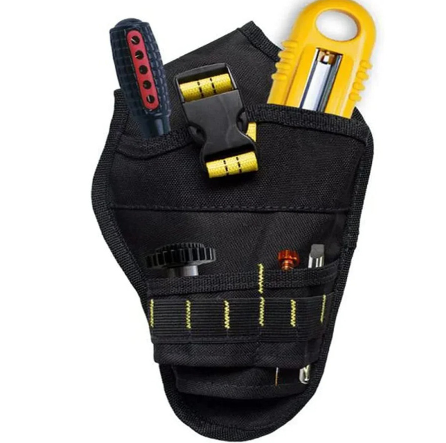 1pc Cordless Drill Holster with Metal Clip Single Hook Tool Organizer – NEW