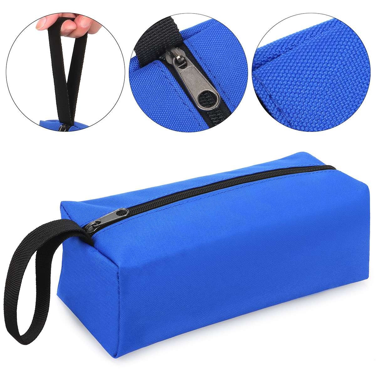 1/2 Pack Tool Pouches Oxford Tool Bag Zipper Small Multipurpose Organizer Case