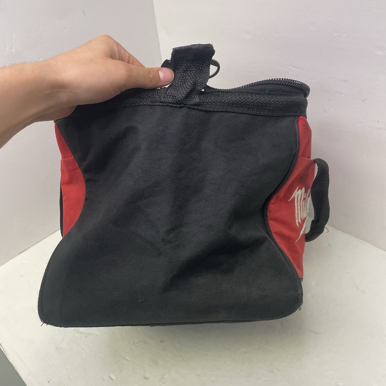 Milwaukee Tool Bag 13x9x9 – 902001011 with 2 Markers – Needs Cleaning