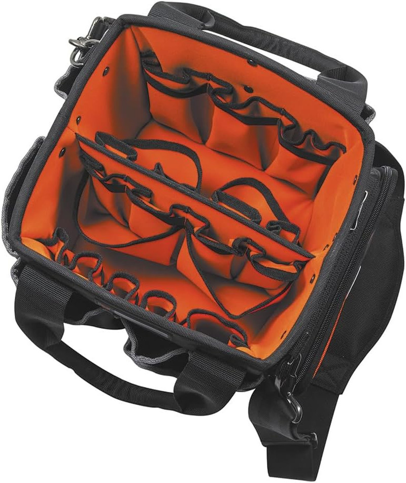 Klein Tools 5541610-14 Tool Bag with Shoulder Strap Has 40 Pockets for Tool Stor