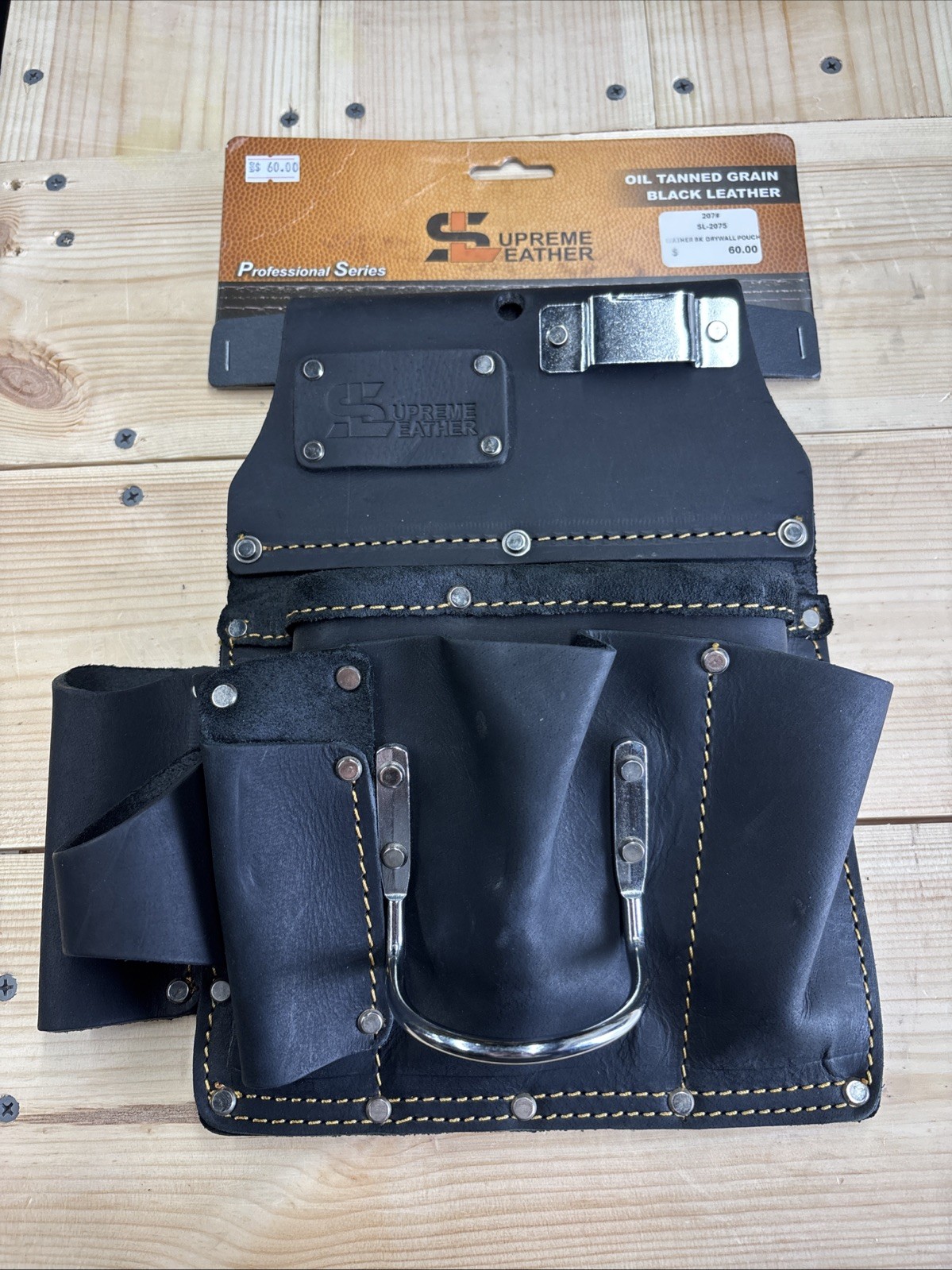 Supreme Leather BK Drywall Pouch SL-2075