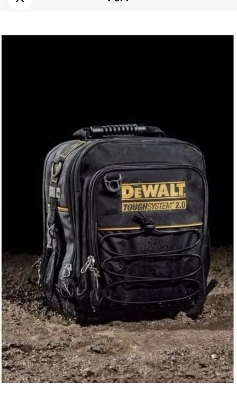 DEWALT DWST08025 Toughsystem 2.0 11 in. Compact Tool Bag