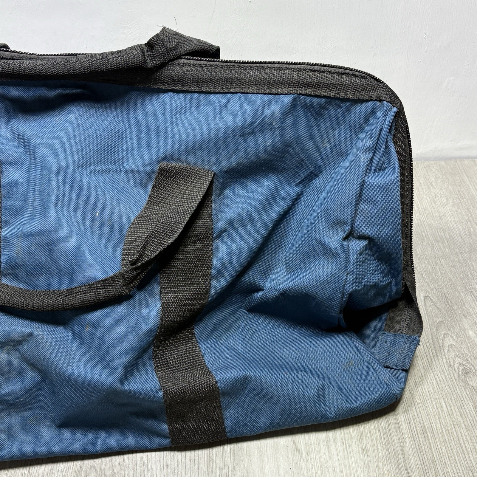 Ryobi Tool Bag 22x14x12 ” Large Blue Zippered Canvas Tool Bag Carry Storage Case