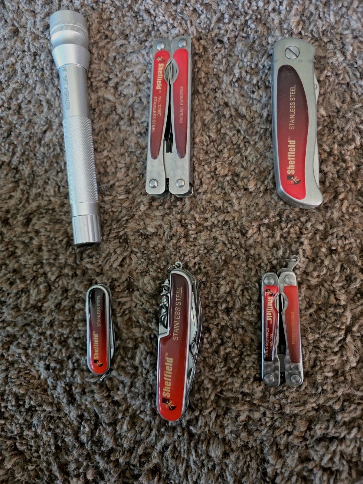 Sheffield Utility Tool Belt Pouch With 6 Tools. Very Little Signs Of Use VGC!